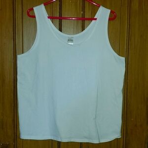 Blair Large White Tank Top